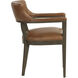 Brylea Brown / Shalimar Tobacco Leather Dining Armchair